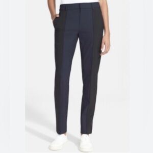 Vince Wool Blend Contrast Panel Slim Ankle Pants Size 8 NWT